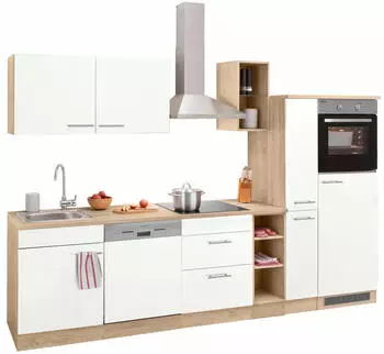 Optifit Kalmar 300cm weiß matt/ eichefarben hell (482375)