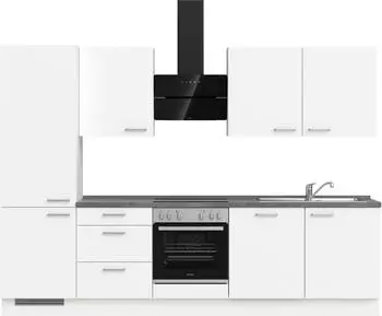 Nobilia Touch II 300 cm weiss