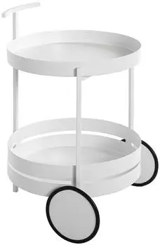 HAKU Servierwagen, wei&szlig; Ma&szlig;e:&Oslash; 42 cm x 62 cm; 37382