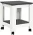 HAKU Beistellwagen granitoptikweiß Maße: 35 cm x 35 cm x 45 cm; 42568