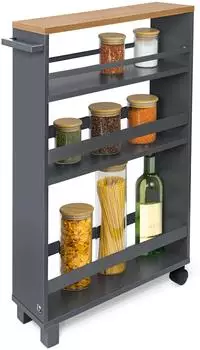 bomoe Nischenregal Hylla 50x79x15 cm braun/anthrazit