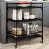 vidaXL Küchenwagen Schwarz 65x40x86,5 cm (842396)