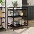 vidaXL Küchenwagen Schwarz 65x40x86,5 cm (842396)