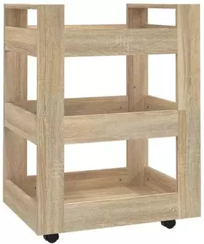 vidaXL Küchenwagen Sonoma-Eiche 60x45x80 cm (816819)
