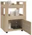 vidaXL Küchenwagen Sonoma-Eiche 60x45x80 cm (816827)