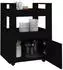 vidaXL Küchenwagen Schwarz 60x45x80 cm (816825)