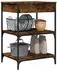 vidaXL Küchenwagen Räuchereiche 60x48x89,5 cm (842373)