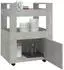 vidaXL Küchenwagen Betongrau 60x45x80 cm (816828)