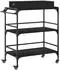 vidaXL Küchenwagen Schwarz 81,5x41x92,5 cm (842341)