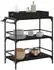 vidaXL Küchenwagen Schwarz 81,5x41x92,5 cm (842341)