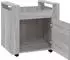 vidaXL Bürowagen Grau Sonoma 60x45x60 cm (816614)