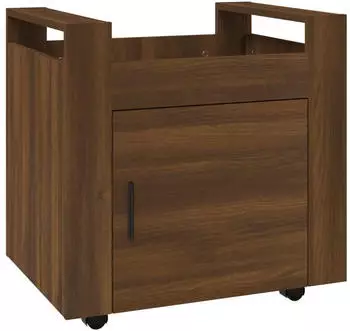 vidaXL B&uuml;rowagen Braun Eichen-Optik 60x45x60 cm (816615)