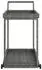 vidaXL Barwagen Grau 100x45x83 cm Poly Rattan (316667)