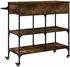 vidaXL Küchenwagen Räuchereiche 105x42x95 cm (842378)