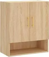 vidaXL Wandschrank Sonoma-Eiche 60x31x70 cm Holzwerkstoff
