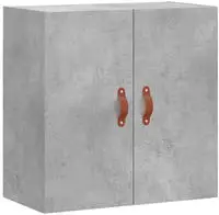 vidaXL Wandschrank Betongrau 60x31x60 cm Holzwerkstoff