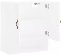 vidaXL Wandschrank Wei&szlig; 60x31x70 cm Holzwerkstoff