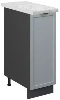 VICCO Apothekerunterschrank, Hellblau, Anthrazit 30x82x60 cm (800000829681)