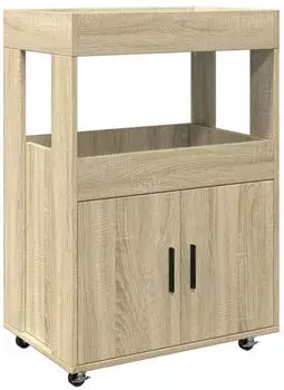 vidaXL Barwagen Sonoma-Eiche 60x39,5x89 cm (848271)