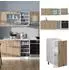 VICCO R-Line Artisan Eiche/Weiß 240 cm ohne Arbeitsplatte Artisan Eiche/Weiß | Front: Artisan-Eiche 240 cm x 81.6 cm x 46 cm (800000827183)