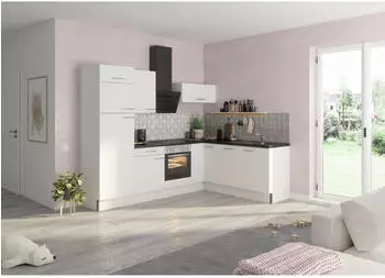 Optifit OPTIkoncept Rurik986 Typ 2 (B x T: 270 x 200 cm Wei&szlig; Mit Elektroger&auml;ten Sp&uuml;le rechts) (00126800443K)