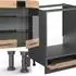 VICCO Fame-Line Goldkraft Eiche/Anthrazit/Anthrazit 355 cm AP Marmor Front: Goldkraft Eiche (800000829340)