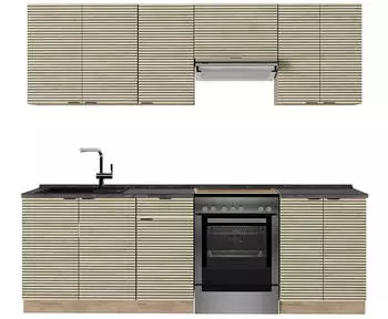 VICCO Fame-Line Eiche Paneel/Goldkraft Eiche/Goldkraft Eiche 240 cm A... Eiche Paneel/Goldkraft Eiche | Front: Eiche Paneel (800000870402)