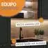 VICCO R-Line Blau-Grau/Goldkraft Eiche 140 cm AP Eiche (800000827522)