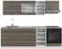 VICCO R-Line Edelgrau/Weiß AP Marmoroptik Front: Edelgrau | Arbeitsplatte: Weiß-Marmor 240 cm x 81,6 cm x 60 cm (800000826207)
