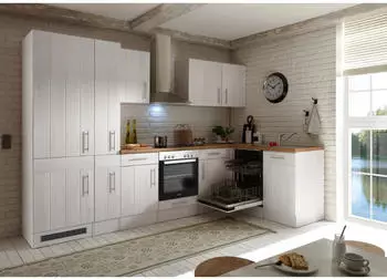 Respekta 310 cm Landhaus L&auml;rche Wei&szlig; Nachbildung (BERPL310LHWC)