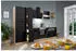 Respekta KB310ESSCGKE 310 cm Schwarz-Eiche Sägerau Nachbildung