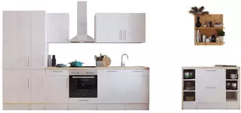 Respekta Landhaus Anton 310 cm mit K&uuml;cheninsel L&auml;rche Wei&szlig;