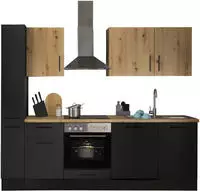 BASIC by Balculina K&uuml;chenzeile "Turin" Breite 250 cm, wahlweise mit E-Ger&auml;ten
