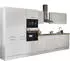 Stella Trading Turin Moderne ohne Elektrogeräte in Weiß Artisan Eiche Optik - Geräumige Einbauküche mit viel Stauraum - 370 x 211 x 60 cm (B/H/T) (84-ZH7-17)
