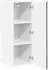 vidaXL Wall kitchen cabinet aged wood with door set of 2 30 x 31 x 80 cm