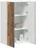 vidaXL Wall kitchen cabinet Kalmar aged wood with 2 doors and 3 shelves 60 x 31 x 100 cm