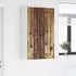 vidaXL Wall kitchen cabinet Kalmar aged wood with 2 doors and 3 shelves 60 x 31 x 100 cm