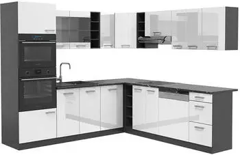 VICCO R-Line 247x237cm anthrazit/goldkraft (37697)