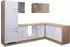 Flex-Well Florida Winkelküche ohne E-Geräte 280x170 cm Eiche-Weiß