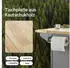 SoBuy FKW71-HG Küchenwagen mit erweiterbarer Arbeitsplatte Servierwagen Holz BHT ca.: 115x92x46-71cm