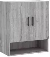 vidaXL Wandschrank Grau Sonoma 60x31x70 cm Holzwerkstoff
