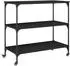 vidaXL Küchenwagen Schwarz 102x50x95 cm (842321)