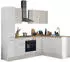 Basic By Balculina Winkelküche Turin 240x175 cm Weiß matt/Eiche (58223804)