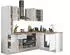 Basic By Balculina Winkelküche Turin 240x175 cm Weiß matt/Eiche (58223804)