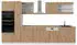 VICCO Eiche Artisan Weiß Holzwerkstoff Küchenblock echteckig 350x82x60 cm Küchen Küchenzeilen & Küchenblöcke Küchenzeilen ohne Geräte (800000828119)