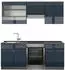 VICCO Fame-Line Dunkelblau Hochglanz/Anthrazit 200 cm ohne Arbeitsplatte Dunkelblau Hochglanz/Anthrazit | Front: Dunkelblau Hochglanz (800000826949)