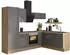 Optifit OPTIkoncept Jonte984 Typ 2 (B x T: 270 x 200 cm Anthrazit Mit Elektrogeräten Spüle rechts) (KCJO 2720LE-8+)