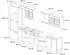 VICCO R-Line Artisan-Eiche/Goldkraft Eiche 350 cm mit Hochschrank ohne... Front: Artisan-Eiche (800000826114)