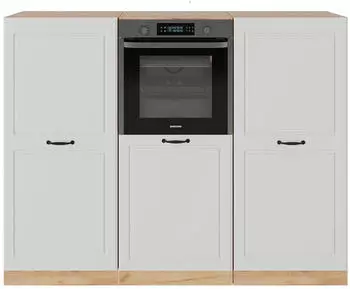 VICCO R-Line Wei&szlig; Landhaus/Goldkraft Eiche 180 cm ohne Arbeitsplatte Wei&szlig; Landhaus/Goldkraft Eiche | Front: Wei&szlig; Landhaus (26006)