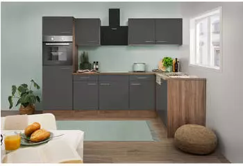 Respekta Oliver (B x T: 280 x 172 cm Grau Mit Elektroger&auml;ten) (001899015703)